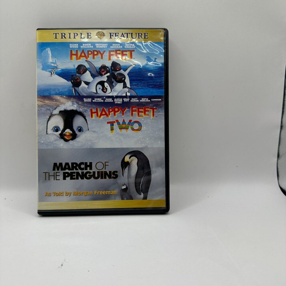 Triple Feature: Happy Feet / Happy Feet Two / March Of The Penguins DVD